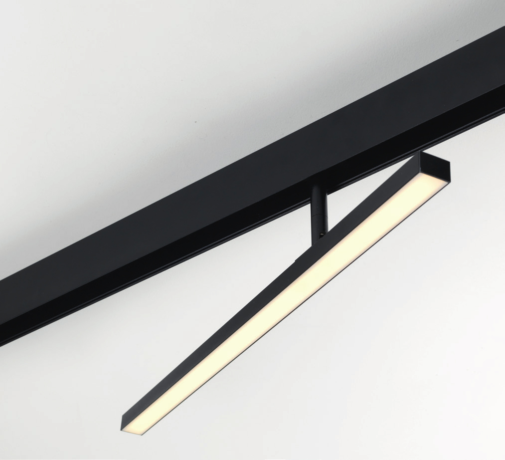 Line OR AT Black BLACK TRANSPARANT COVER 250mm 930 1-10V DIM