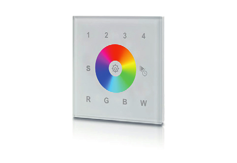RGB(W) RF Wall touch panel white