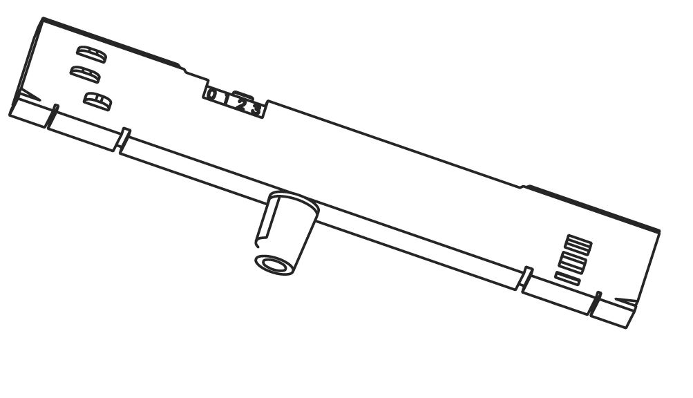 3F suspension in-track adapter Black