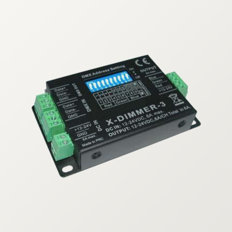 DMX RGB 6A Controller