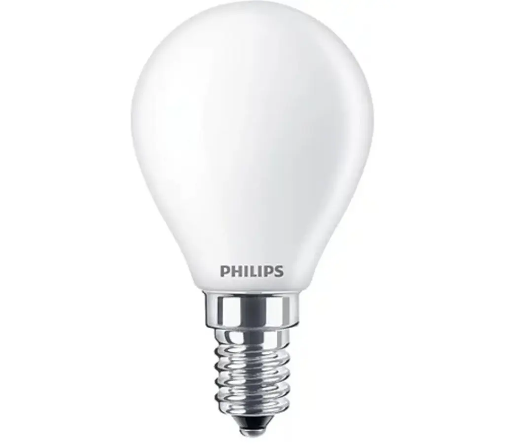 Philips LED E14 kogel 40-4.3 Watt Philips wit