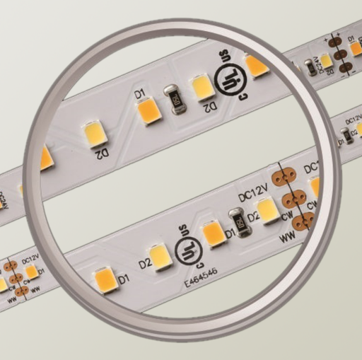 [ILED-FLE24VCRI90WWCW] DUAL COLOR WHITE 19.2W/m STRIP