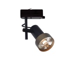 2Thirty Track 230V BLACK frame + BLACK rod + BLACK swivel + BRONZE ring + BLACK adapter / 40° / dimmable (TRIAC/IGBT)1000LM 2700K CRI90 IP50