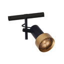 2Thirty Track 48V with honeycomb BLACK frame + BLACK rod + BLACK swivel + BRONZE ring + BLACK adapter / 12° / adapter incl. / Driver excl.1241LM 2700K CRI97 IP50