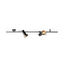 2Thirty-CH2 BLACK frame + BLACK rod + BLACK swivel + BRONZE ring / 12° + 12° / dimmable (TRIAC/IGBT)2x 1000LM 2700K CRI90 IP50