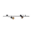 2Thirty-CH2 with honeycomb BLACK frame + BLACK rod + BLACK swivel + BLACK ring / 40° + 12° / dimmable (TRIAC)2x 1000LM 2700K CRI90 IP50