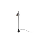 2Thirty-Floor 1 with honeycomb with US-plug BLACK base + BLACK frame + BLACK rod + GUNMETAL swivel + BRONZE ring / 24° / dimmable / PUSH-DIM on armature1241LM 2700K CRI97 IP50