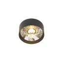 2Thirty-WV2 with honeycomb BLACK frame + BLACK rod + BLACK swivel + ALU ring / 40° + 12° / dimmable (TRIAC)1241LM 2700K CRI97 IP50