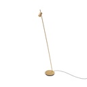 Aude-Floor BRONZE / 3000K / with AU-Plugdriver with PUSH-DIM button on cable 487LM 2700K CRI95 IP50