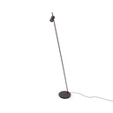 Aude-Floor with honeycomb NICKEL / 3000K / with UK-Plugdriver with PUSH-DIM button on cable 517LM 3000K CRI95 IP50