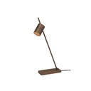 Aude-Table with honeycomb GUNMETAL / 3000K / with UK-Plugdriver with PUSH-DIM button on cable 517LM 3000K CRI95 IP50