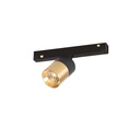 Audette-Duo Track 48V with honeycomb BRASS swivel + BRASS frame + BLACK ring + BLACK adapter / 3000K / 40° / adapter incl. / Driver excl.673LM 3000K CRI95 IP50