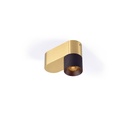 Audy-Duo 1 up Rounded BRONZE base + BRASS ring / 3000K / 40° / Driver incl. / dimmable (TRIAC/IGBT)  487LM 2700K CRI95 IP50