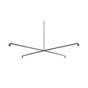 Austere-Chandelier 1X RF75 NICKEL / L.250 (Driver, Base, Canopy & Cover EXCL.)4x 634LM 2700K CRI93 IP50
