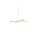 Austere-Chandelier 1X RL79 GUNMETAL / L.250 / BLACK powercord & steelcable (Driver, Base, Canopy & Cover EXCL.)4x 634LM 2700K CRI93 IP50