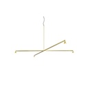 Austere-Chandelier 1X RL79 GUNMETAL / L.500 / BLACK powercord & steelcable (Driver, Base, Canopy & Cover EXCL.)4x 634LM 2700K CRI93 IP50