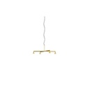 Austere-Chandelier 1X RL79 GUNMETAL / L.750 / BLACK powercord & steelcable (Driver, Base, Canopy & Cover EXCL.)4x 634LM 2700K CRI93 IP50
