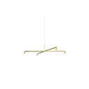 Austere-Chandelier 1X RS16 BLACK / L.250 / BLACK powercord & steelcable (Driver, Base, Canopy & Cover EXCL.)4x 634LM 2700K CRI93 IP50