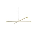Austere-Chandelier 1X RS16 BLACK / L.500 / BLACK powercord & steelcable (Driver, Base, Canopy & Cover EXCL.)4x 634LM 2700K CRI93 IP50
