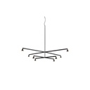 Austere-Chandelier 2X RF75 BLACK / L.500 + L.750 (Driver, Base, Canopy & Cover EXCL.)8x 634LM 2700K CRI93 IP50