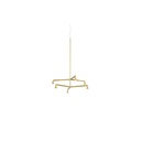 Austere-Chandelier 2Y RF75 NICKEL / L.500 + L.750 (Driver, Base, Canopy & Cover EXCL.)6x 634LM 2700K CRI93 IP50