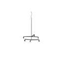 Austere-Chandelier 2Y RF75 BLACK / L.750 + L.750 (Driver, Base, Canopy & Cover EXCL.)6x 634LM 2700K CRI93 IP50
