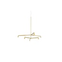 Austere-Chandelier 2Y RL79 BLACK / L.250 + L.250 / BLACK powercord & steelcable (Driver, Base, Canopy & Cover EXCL.)6x 634LM 2700K CRI93 IP50