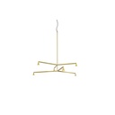 Austere-Chandelier 2Y RL79 GUNMETAL / L.250 + L.500 / BLACK powercord & steelcable (Driver, Base, Canopy & Cover EXCL.)6x 634LM 2700K CRI93 IP50