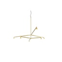 Austere-Chandelier 2Y RL79 GUNMETAL / L.500 + L.500 / BLACK powercord & steelcable (Driver, Base, Canopy & Cover EXCL.)6x 634LM 2700K CRI93 IP50