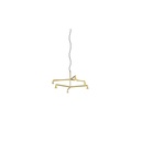 Austere-Chandelier 2Y RL79 GUNMETAL / L.750 + L.750 / BLACK powercord & steelcable (Driver, Base, Canopy & Cover EXCL.)6x 634LM 2700K CRI93 IP50