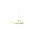 Austere-Chandelier 2Y RS16 BLACK / L.250 + L.250 / BLACK powercord & steelcable (Driver, Base, Canopy & Cover EXCL.)6x 634LM 2700K CRI93 IP50