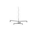 Austere-Chandelier 2Y RS16 BRASS / L.250 + L.250 / BLACK powercord & steelcable (Driver, Base, Canopy & Cover EXCL.)6x 634LM 2700K CRI93 IP50