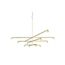 Austere-Chandelier 3X RF75 BRASS / L.250 + L.500 + L.750 (Driver, Base, Canopy & Cover EXCL.)12x 634LM 2700K CRI93 IP50