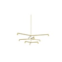 Austere-Chandelier 3Y RF100 BLACK / L.250 + L.500 + L.500 (Driver, Base, Canopy & Cover EXCL.)9x 634LM 2700K CRI93 IP50