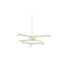 Austere-Chandelier 3Y RF100 BLACK / L.250 + L.500 + L.750 (Driver, Base, Canopy & Cover EXCL.)9x 634LM 2700K CRI93 IP50
