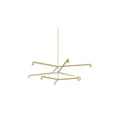 Austere-Chandelier 3Y RF100 BLACK / L.500 + L.500 + L.750 (Driver, Base, Canopy & Cover EXCL.)9x 634LM 2700K CRI93 IP50