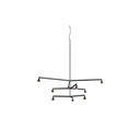 Austere-Chandelier 3Y RF75 BLACK / L.500 + L.750 + L.750 (Driver, Base, Canopy & Cover EXCL.)9x 634LM 2700K CRI93 IP50
