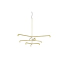 Austere-Chandelier 3Y RL79 GUNMETAL / L.250 + L.500 + L.500 / BLACK powercord & steelcable (Driver, Base, Canopy & Cover EXCL.) 9x 634LM 2700K CRI93 IP50