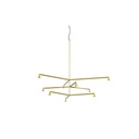 Austere-Chandelier 3Y RL79 GUNMETAL / L.250 + L.500 + L.750 / BLACK powercord & steelcable (Driver, Base, Canopy & Cover EXCL.) 9x 634LM 2700K CRI93 IP50