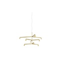 Austere-Chandelier 3Y RL79 BLACK / L.500 + L.750 + L.750 / BLACK powercord & steelcable (Driver, Base, Canopy & Cover EXCL.)9x 634LM 2700K CRI93 IP50