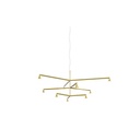Austere-Chandelier 3Y RS16 BLACK / L.250 + L.500 + L.500 / BLACK powercord & steelcable (Driver, Base, Canopy & Cover EXCL.) 9x 634LM 2700K CRI93 IP50