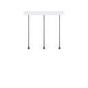 Austere-D1 3 RF100 BRONZE frame + WHITE base 120CM / Driver incl. / dimmable (PUSH-DIM or DALI)3x 634LM 2700K CRI93 IP50