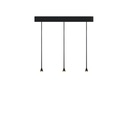 Austere-D1 3 RF75 BRONZE frame + BLACK base 120CM / Driver incl. / dimmable (PUSH-DIM or 1-10V)3x 634LM 2700K CRI93 IP50