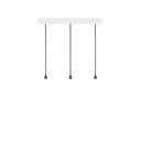 Austere-D1 3 RF75 BRASS frame + WHITE base 120CM / Driver incl. / dimmable (PUSH-DIM or DALI)3x 634LM 2700K CRI93 IP50