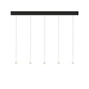 Austere-D1 3 RL79 BRONZE frame + WHITE base 120CM + BLACK cable 1000mm / Driver incl. / dimmable (PUSH-DIM or DALI)5x 634LM 2700K CRI93 IP50