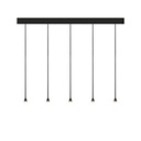 Austere-D2 5 RF100 BRONZE frame + BLACK base 200CM / Driver incl. / dimmable (PUSH-DIM or 1-10V)5x 634LM 2700K CRI93 IP50