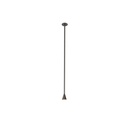 Austere-Floor NICKEL frame with AU Plugdriver & Push button dimmer 634LM 2700K CRI93 IP40