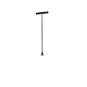 Austere-Solitaire RF100 Track 48V NICKEL + BLACK adapter / adapter incl. / Driver excl.634LM 2700K CRI93 IP40