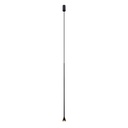 Austere-Solitaire RL BLACK + BLACK cable 1000mm / Driver excl. / Concrete ceiling634LM 2700K CRI93 IP40