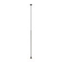 Austere-Solitaire RL GUNMETAL + BLACK cable 3000mm / Driver excl. / Concrete ceiling634LM 2700K CRI93 IP40